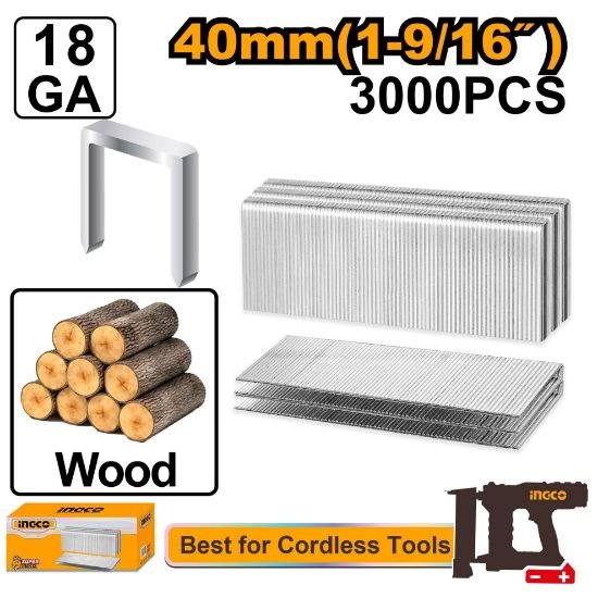 ingco-ast18403-3000pcs-40mm-خرطوش-فرد-كباس-هواء-crown-staple-40mm-lebanon.jpeg INGCO AST18403 3000PCS 40MM خرطوش فرد كباس هواء CROWN STAPLE 40MM - Image 1