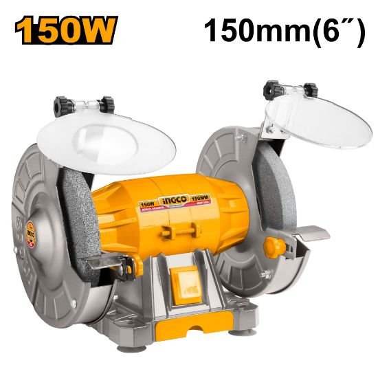 ingco-bg61502-150w-200mm-جلخ-ثابت-صناعي-bench-grinder-lebanon.jpeg INGCO BG61502 150W 200mm جلخ ثابت صناعي Bench Grinder - Image 1