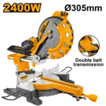 INGCO BM2S24007 2400 W منشار خشب سحاب صناعي SLIDING MITRE SAW 12″