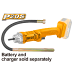 INGCO CCVLI202301 20V 35X120MM رجراج باطون بطارية Cordless Concrete Vibrator
