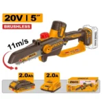 INGCO CGSLI20561 20V 1BATT 2A+CHAR BL 5″ منشار حطب صغير CORDLESS PRUNER SAW 5 INCH (13 CM)