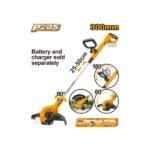 INGCO CGTLI20328 20V 300MM حشاشة بطارية يدوية تلسكوبيك Cordless Grass Trimmer