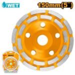 INGCO CGW021501 150X22.22MM 22PCS BLADES براشة باطون DOUBLE ROW CUP GRINDING WHEEL