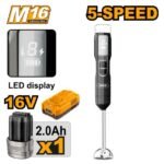 INGCO CHB048K CORDLESS HAND BLENDER