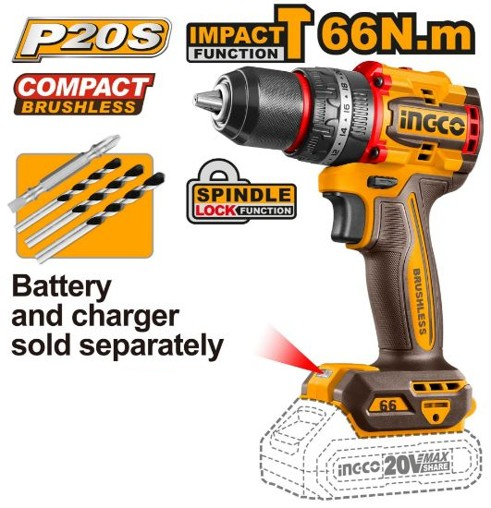 ingco-cidli206681-20v-13mm-66-n.m-bl-مقدح-بطارية-صناعي-رجراج-cordless-brushless-motor-impact-drill-lebanon.png INGCO CIDLI206681 20V 13MM 66 N.M BL مقدح بطارية صناعي رجراج فدار Cordless Brushless Motor Impact Drill (Bare Tool) - Image 1