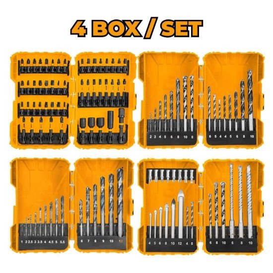 ingco-cos23045-85-pcs-طقم-ريش-مشكل-وروس-مفكات-عدد-accessories-box-set-4pcs-lebanon.jpeg INGCO COS23045 85 PCS طقم ريش مشكل وروس مفكات عدد Accessories Box Set 4Pcs - Image 1