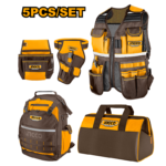 INGCO COS23090 5PCS مجموعة شنط قماش وجعب Combo Tools Bag Set