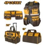 INGCO COS230910 4PCS مجموعة شنط قماش وجعب Tools Storage Combo Set