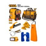 INGCO COS23095 8PCS مكنة لحام 160 امبير + شنطة وعدة للحام Welding Machine Tools Set