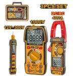 INGCO COS24067 3PCS 400A DC/AC ساعة فحص+مفك تاست ديجيتال+كلامب ميتر Electrical Test Kit