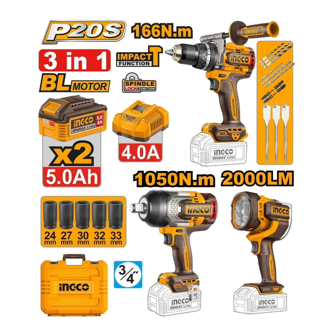 ingco-cosli250882-مجموعة-مقدح-بطارية-166n.m-فرد-شد-عزق-1050n.m-بروجكتور-20v-2batt-5ahbox-industrial-compact-drill-impact-wrench-work-lamp-lebanon.webp INGCO COSLI250882 مجموعة مقدح بطارية 166N.M + فرد شد عزق 1050N.M+ بروجكتور +20V 2BATT 5AH+BOX Industrial Compact Drill, Impact Wrench, Work Lamp - Image 1