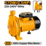 INGCO CPM3708 0.5HP 370W 1″ مضخة مياه توربين ملف تحاس Centrifugal Water Pump
