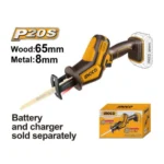 INGCO CRSLI6508 20V METAL: 8MM – WOOD: 65MM منشار ترددي بطارية Cordless reciprocating saw