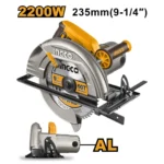 INGCO CS2358 2200 W 230MM منشار صدر صناعي Industrial Electrical Circular saw