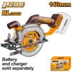 INGCO CSLI1402 20V 140MM منشار صدر بطارية صناعي CORDLESS CIRCULAR SAW 140MM