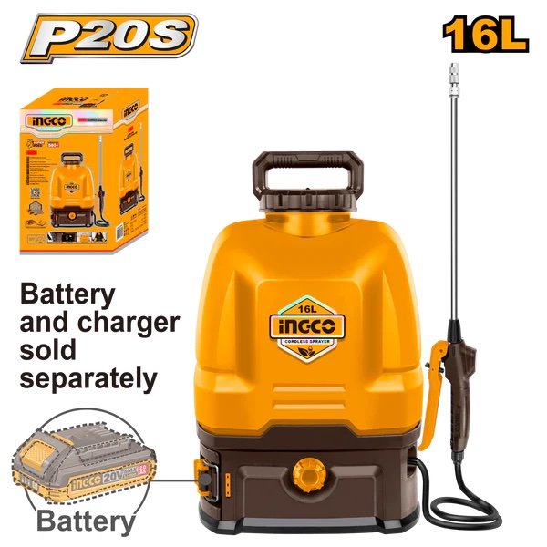 ingco-cspli2016-20v-16-l-مرشة-مبيدات-على-الضهر-cordless-backpack-sprayer-lebanon.jpeg INGCO CSPLI2016 20V 16 L مرشة مبيدات على الضهر Cordless Backpack Sprayer - Image 1