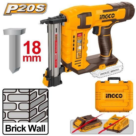 ingco-cstli3805-20v-box-فرد-مسمار-باطون-على-البطارية-cordless-brick-nailer-lebanon.jpeg INGCO CSTLI3805 20V BOX + فرد مسمار باطون على البطارية Cordless Brick Nailer - Image 1