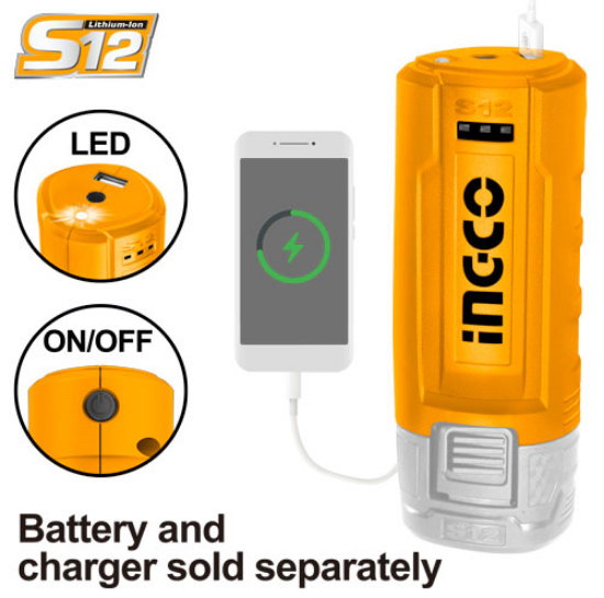 ingco-cucli1201-12v-s12-usb-a-charger-lebanon.png INGCO CUCLI1201 12V S12 USB-A CHARGER - Image 1