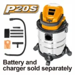 INGCO CVLI2005E 20V 20L مكنسة بطارية برميل Cordless 20 Liter Vacuum Cleaner Without Batteries And Charger