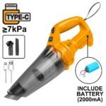 INGCO CVLI2026 12V 0.5L مكنسة يد فارة بطارية Cordless Handheld Vacuum