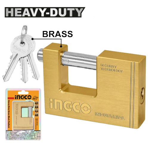 ingco-dbbpl-قفل-نحاس-ضد-القطع-heavy-duty-padlock-solid-brass-block-rectangular-lock-lebanon.png INGCO DBBPL قفل نحاس ضد القطع Heavy Duty Padlock Solid Brass Block Rectangular Lock - Image 1