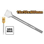 INGCO DBC0224002 18X50X400MM SDS HEX ازميل عريض SDS MAX CHISEL