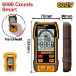 INGCO DM16004 600V 6000 COUNTS SMART ملتيميتر Professional True RMS Smart Digital Multimeter