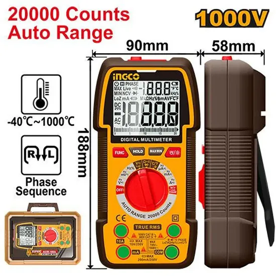 ingco-dm410003-1000v-20000-counts-auto-range-ملتيميتر-professional-digital-multimeter-lebanon.webp INGCO DM410003 1000V 20000 COUNTS-AUTO RANGE ملتيميتر Professional Digital Multimeter - Image 1