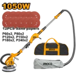 INGCO DWS10501 1050 W 9″ حفافة حيطان كهرباء Drywall sander