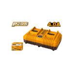 INGCO FCLI2034 20V 4A شاحن بطارية سريع مزدوج Fast Intelligent Charger P20 (double slot)