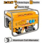 INGCO GE30005-1 2.8KW MAX 12.5A مولد كهرباء بنزين-مارش وحبلة Gasoline Generator, Marsh and Rope