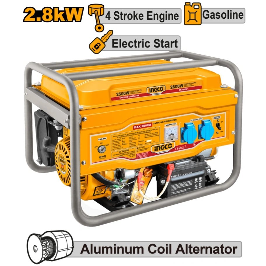 ingco-ge30005-1-2.8kw-max-12.5a-مولد-كهرباء-بنزين-مارش-وحبلة-gasoline-generator-marsh-and-rope-lebanon.jpeg INGCO GE30005-1 2.8KW MAX 12.5A مولد كهرباء بنزين-مارش وحبلة Gasoline Generator, Marsh and Rope - Image 1