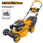INGCO GLM196202 3.5KW 196CC 60L مكنة قص غازون على البنزين Gasoline Garden Lawn Mower 4 Stroke