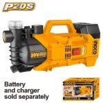 INGCO GWPLI201801 20V (0.2HP) مضخة شفط مياه بطارية Cordless Water Pump
