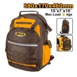 INGCO HBP01028 (38X17X46)CM 8KG شنطة ضهر للعدة Tool Bag Backpack