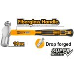 INGCO HBPHS8016 450G/16OZ مطرقة حدادة سيارات Ball Peen Hammer