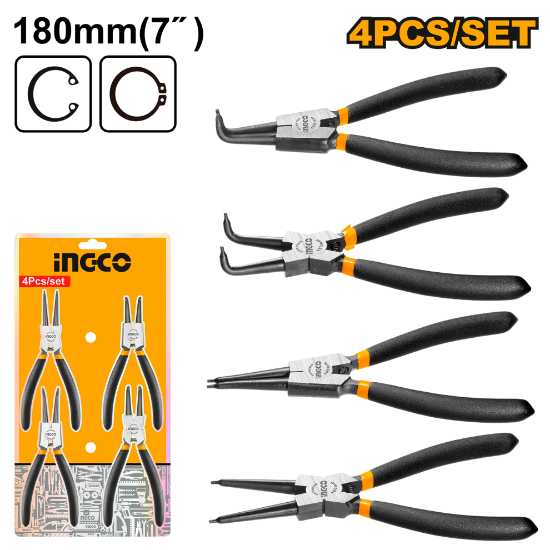 ingco-hccps01180-7-4-pcs-طقم-بانسة-سكمان-circlip-pliers-set-lebanon.png INGCO HCCPS01180 7″ 4 PCS طقم بانسة سكمان Circlip Pliers Set - Image 1
