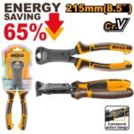 INGCO HCECP58200 8.5″ 215MM ENERGY SAVING 65% قطاعة بولاد صناعية Compound Action End Cutting Pliers