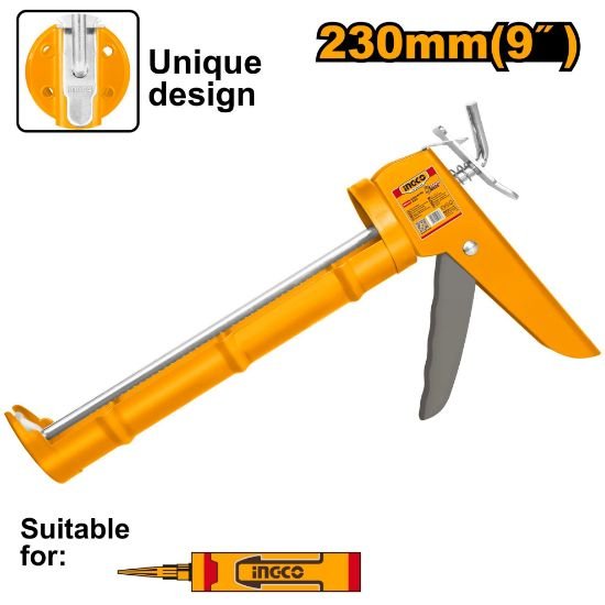 ingco-hcg1809-9-فرد-سلكون-مبروم-نص-مسكر-grade-caulking-silicon-sealant-gun-lebanon.jpeg INGCO HCG1809 9″ فرد سلكون مبروم نص مسكر GRADE CAULKING SILICON SEALANT GUN - Image 1