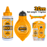 INGCO HCLR0130 خيط نقفة + بودرة Chalk Line Reel 30 Meter