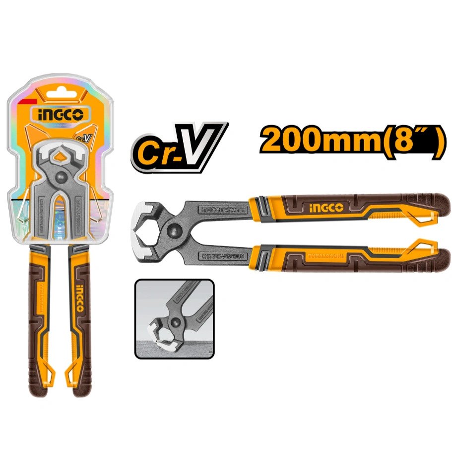 ingco-hcpp02200-8200-mm-كماشة-بوز-عريض-carpenters-pliers-lebanon.jpg INGCO HCPP02200 8″/200 mm كماشة بوز عريض Carpenter’s Pliers - Image 1