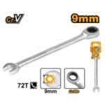 INGCO HCSPAR091 9mm مفتاح شق ورينغ طقطاق Combination Ratchet Spanner Wrench