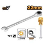 INGCO HCSPAR221 22mm مفتاح شق ورينغ طقطاق Combination Ratchet Spanner Wrench