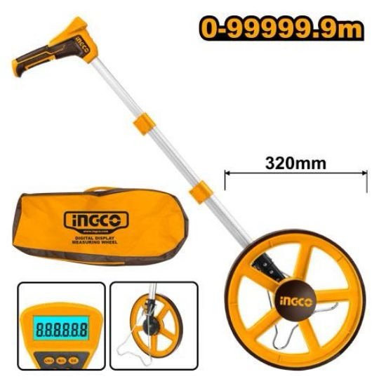 ingco-hdmw23-0-99999-m-دولاب-كيل-ديجيتال-digital-display-measuring-wheel-lebanon.jpeg INGCO HDMW23 0-99999 M دولاب كيل ديجيتال Digital Display Measuring Wheel - Image 1