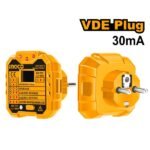 INGCO HESST30002 7 TESTING SITUATIONS VDE / RCD فيش فاحص للكهرباء Plug Anti-Electric Shock Socket Tester