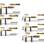INGCO HFC0 ملزمة نجار صناعية F-Clamp with Rubber Handle