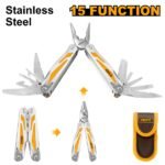 INGCO HFMFT0115 بانسة متعددة الستعمال 15 حركة Foldable Multi-Function Tool