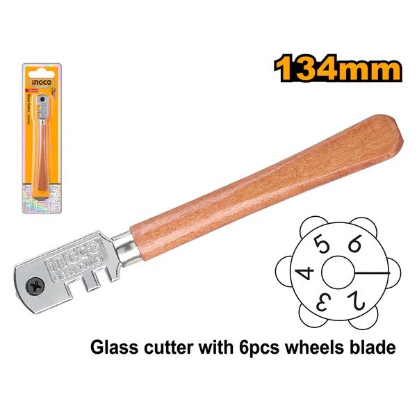 ingco-hgct02-الماسة-قص-زجاج-wheel-glass-cutter-lebanon.jpeg INGCO HGCT02 الماسة قص زجاج Wheel Glass Cutter - Image 1