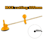 INGCO HGCT16001 6 Pcs 60 cm مقص زجاج دائري مع فونتوز Compasses Glass Cutter Blade with Rubber Suction Cups