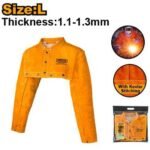 INGCO HGV0302 LARGE كم لحام من جلد البقر Cowhide Welding Cape Sleeve